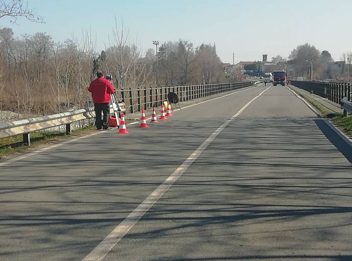 Si concludono oggi le indagini per il risanamento del ponte sulla Stura a Villanova Canavese