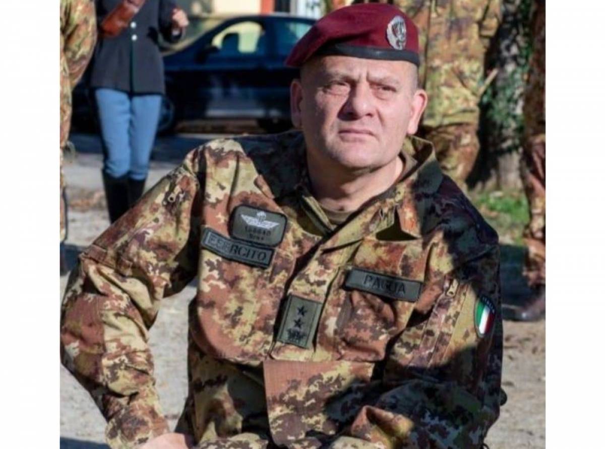 Gianfranco Paglia, medaglia d'oro al valor militare e capitano della squadra paralimpica della Difesa, ospite a Lombardore