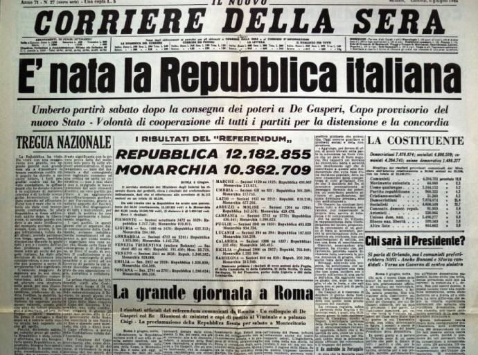 Il 2 giugno: festa della Repubblica. Una vittoria del popolo italiano per nulla scontata