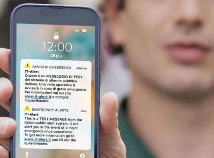 It-alert: il 14 settembre alle 12 il Piemonte testa il nuovo sistema di allarme pubblico sui cellulari dei piemontesi