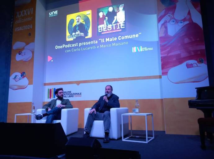 Salone del libro: il male esiste e ci affascina sempre, specie se raccontato bene. In Sala Azzurra con Carlo Lucarelli