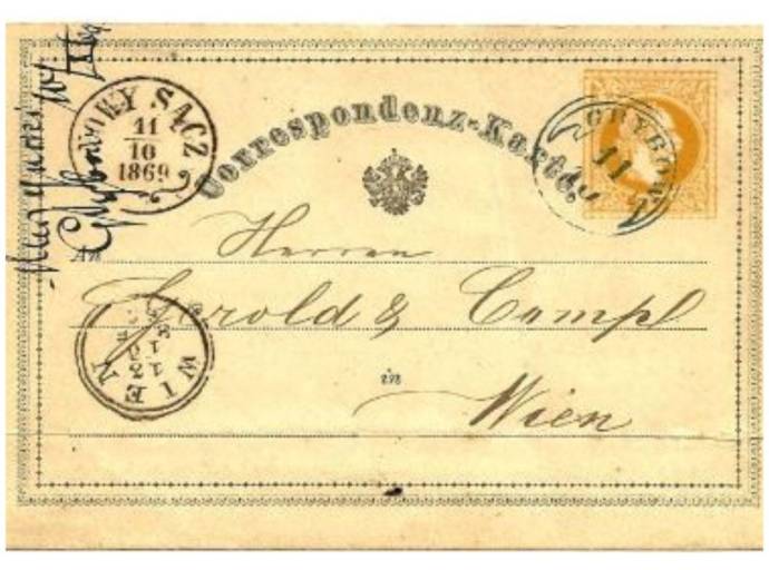 La rivoluzione della corrispondenza in Europa con l’invenzione della cartolina postale nel 1869