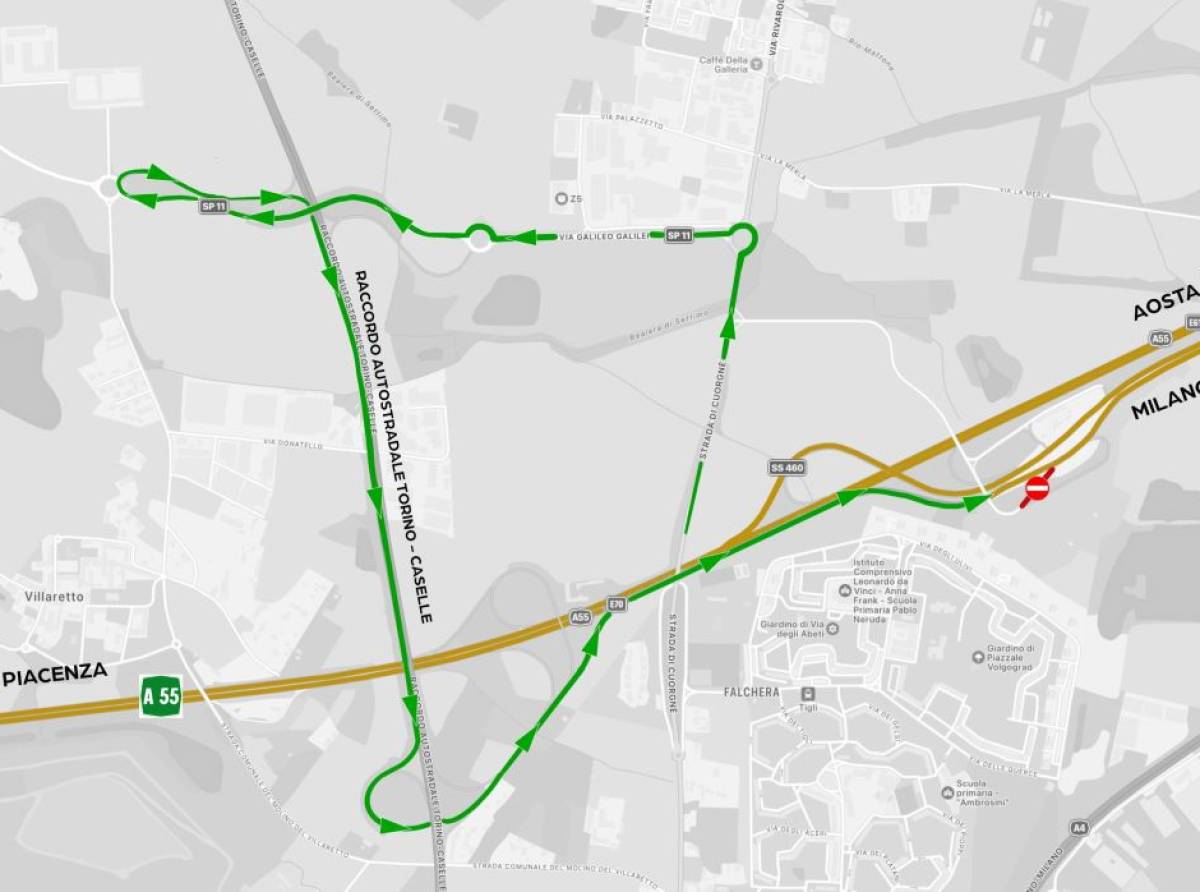 Disagi al traffico per lavori sulla tangenziale  allo svincolo Falchera da Mappano e tra le uscite Bruere e Collegno