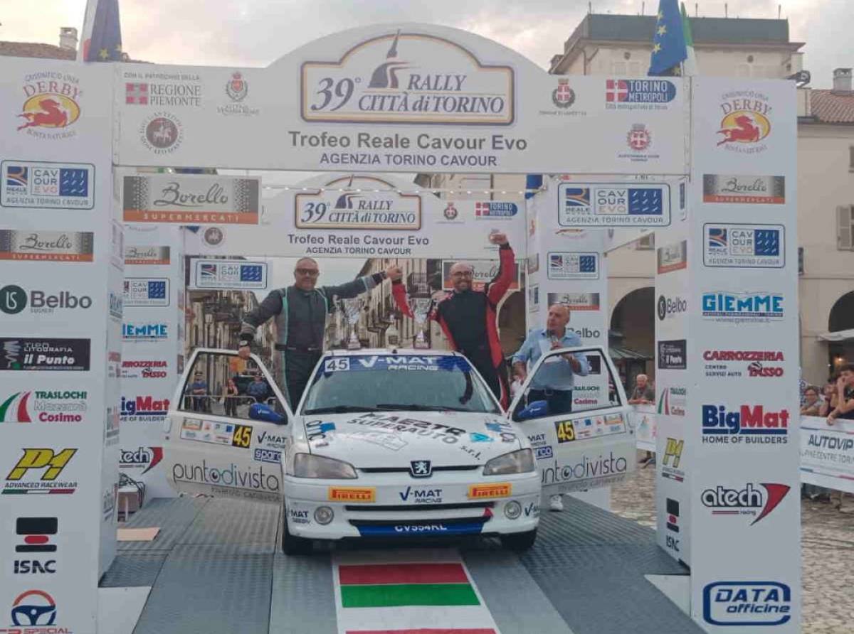 Va a Jacopo Araldo e Lorena Boero il 39° Rally Città di Torino. Quinta affermazione in questa prestigiosa competizione