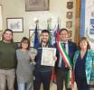 Andrea Ragonesi, esempio per i giovani e orgoglio per la città, festeggiato in municipio dalla Giunta