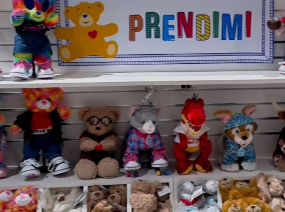 Arriva anche a Le Gru il famosissimo workshop Build-a-Bear che consente ad ognuno di costruire il proprio peluche 