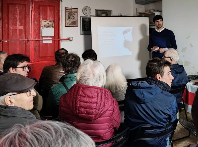 A Venaria, sala piena per il corso sulla comunicazione politica promosso dai Giovani Democratici del Circolo Torino Nord