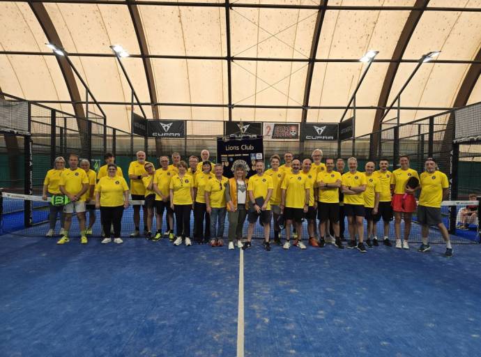 Sport, amicizia e solidarietà: grande partecipazione al Torneo di Padel 2025 organizzato dal Lions Club Caselle Airport