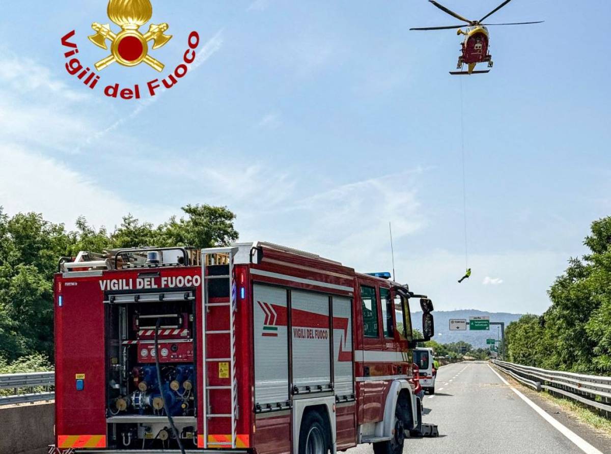 Incidente sul raccordo Torino–Caselle: tre auto coinvolte, due ribaltate e quattro feriti. Disagi alla viabilità tra Mappano e Borgaro