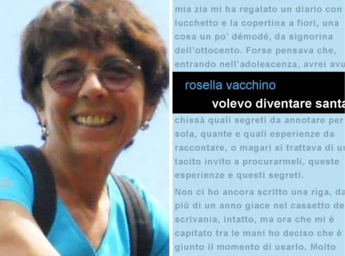“Volevo diventare santa” il nuovo libro di Rossella Vacchino che racconta l’adolescenza in cerca di voce