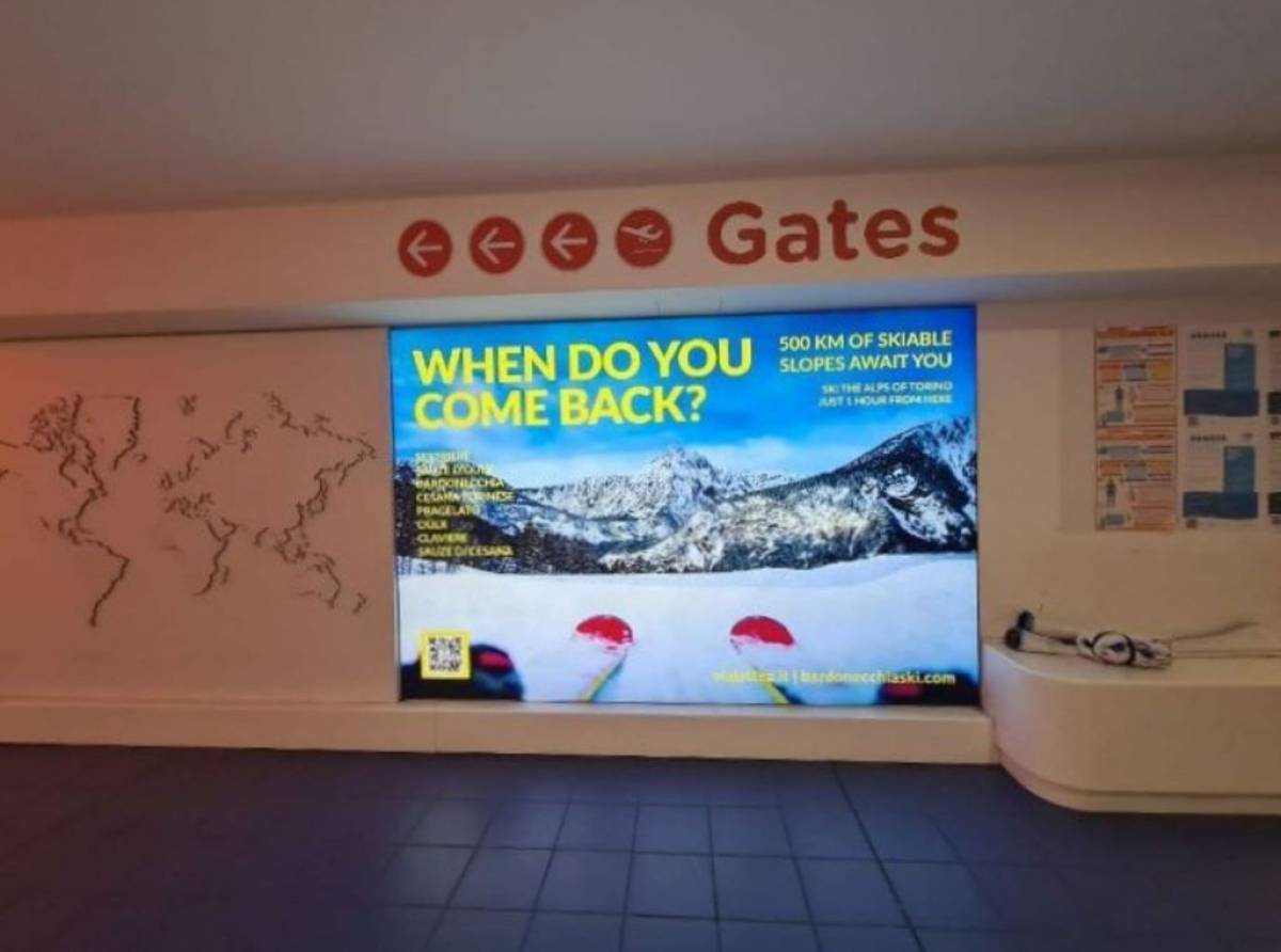 Le Alpi Torinesi si raccontano all'aeroporto Torino Caselle: un invito a vivere sport, natura e avventura tutto l’anno