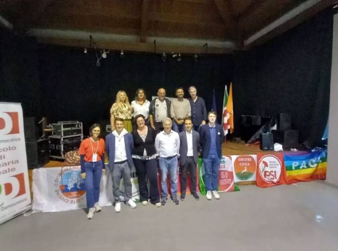 Dopo vent’anni torna la Festa dell’Unità a Venaria: il centrosinistra rilancia l’alleanza con i 5 Stelle per le comunali