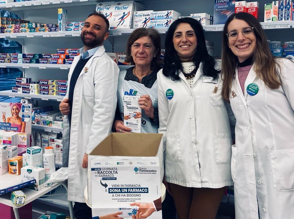 Giornate di Raccolta del Farmaco: oltre 670mila confezioni donate. Torino e Piemonte sopra la media nazionale