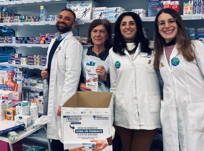 Giornate di Raccolta del Farmaco: oltre 670mila confezioni donate. Torino e Piemonte sopra la media nazionale