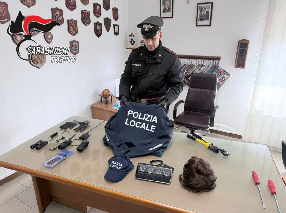Volpiano, tentato furto in villa: fuga in auto di grossa cilindrata con sirene, arrestato un 52enne