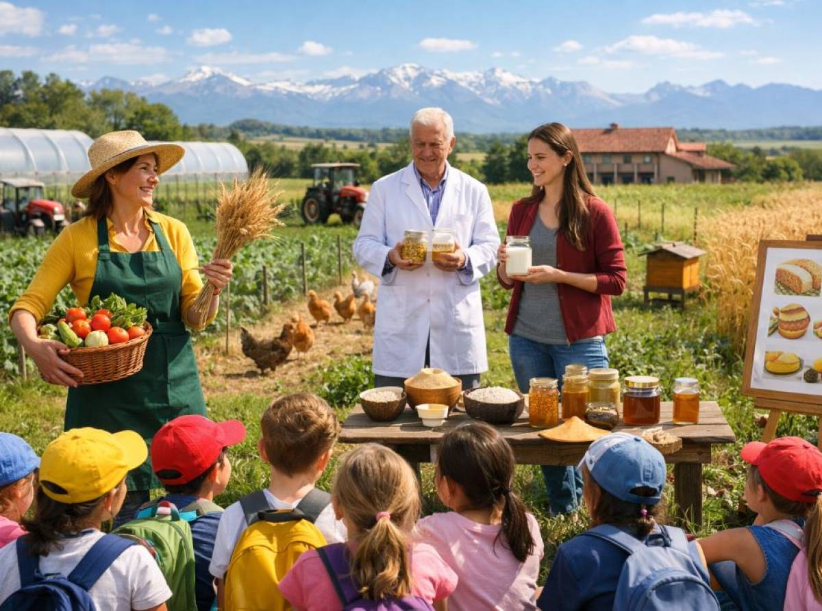 Educazione alimentare nelle scuole del Torinese: oltre 1.500 studenti coinvolti in un progetto sulla filiera del cibo