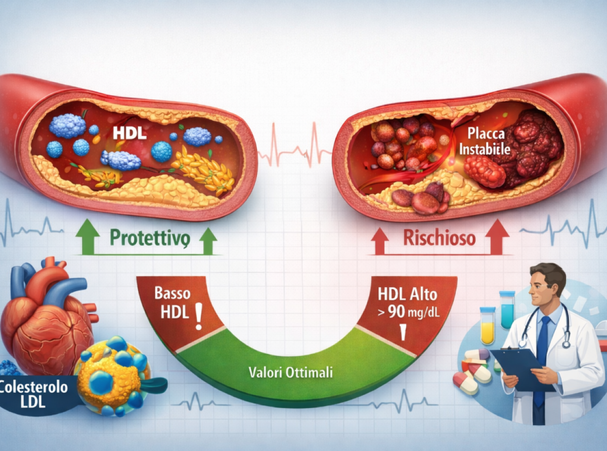 Il colesterolo HDL nella prevenzione cardiovascolare: limiti, rischi dei valori elevati e nuove prospettive cliniche