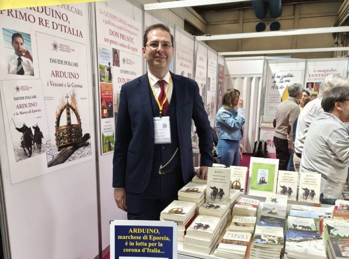 Dal Salone del Libro al Medioevo con “Arduino, i Vescovi e la Corona”: Davide Polcari racconta l’ultimo re d’Italia
