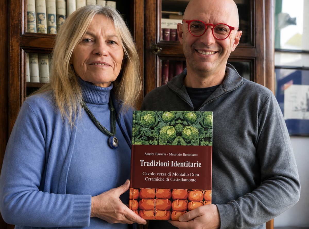 Cavolo verza e ceramiche di Castellamonte, le tradizioni del Canavese diventano un libro