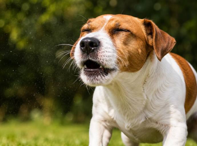 Starnuto inverso: nulla di cui preoccuparsi. E' un semplice meccanismo di difesa del cane