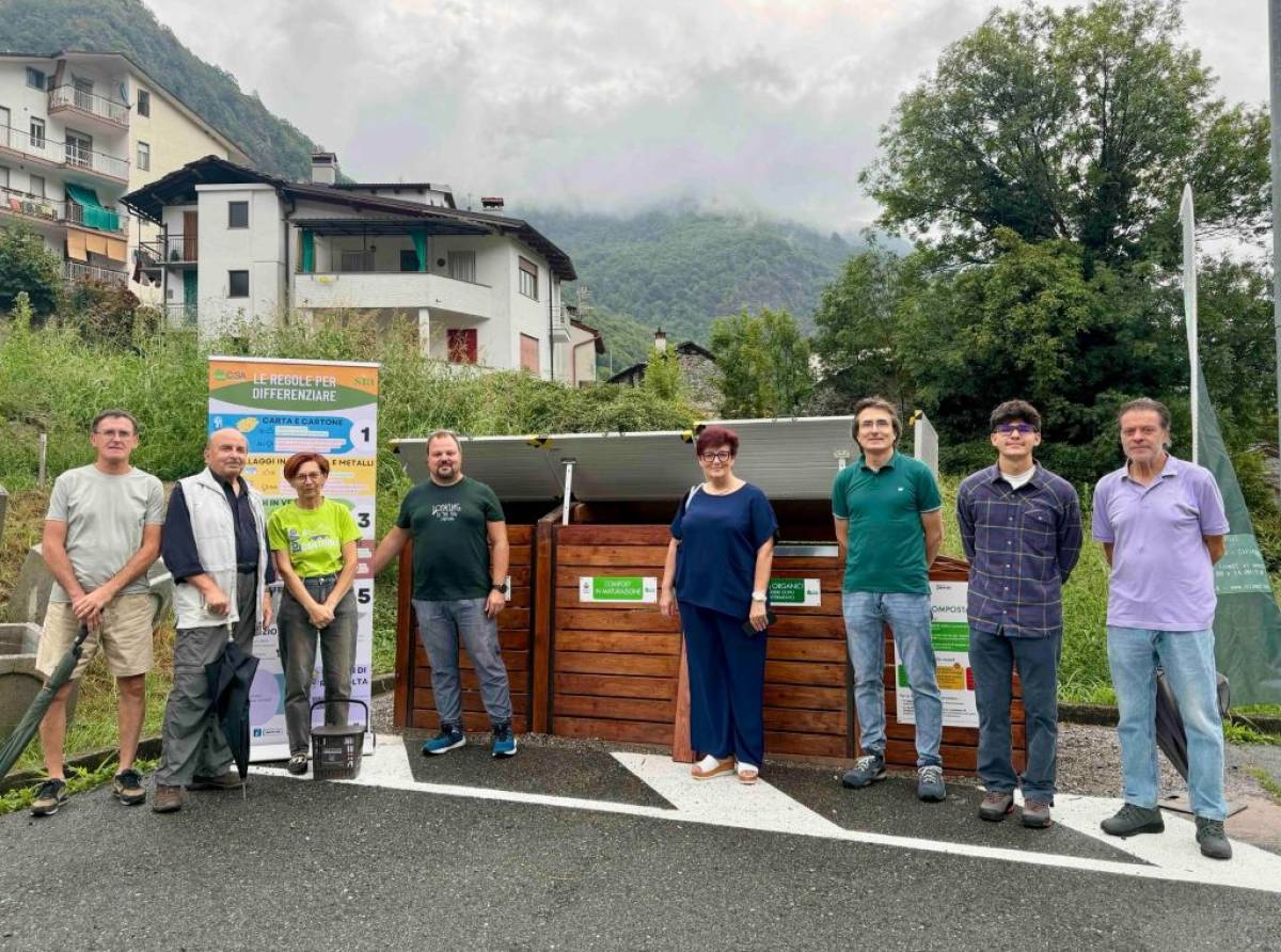 Cantoira, gli scarti organici diventano una risorsa: inaugurato lo chalet del compostaggio collettivo