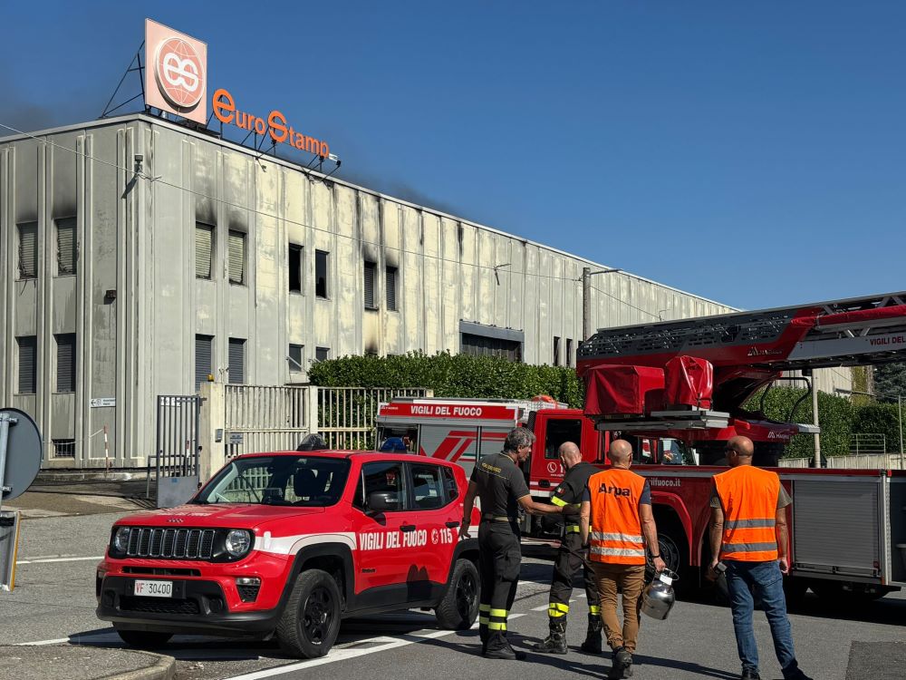 Pianezza Euro Stamp incendio 1