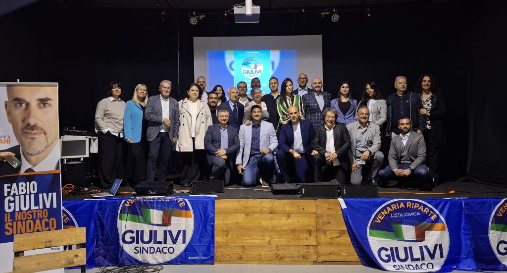 Venaria Reale presentazione lista Giulivi 1
