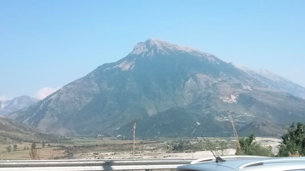 Albania Monte Golico Visto da Tepelene