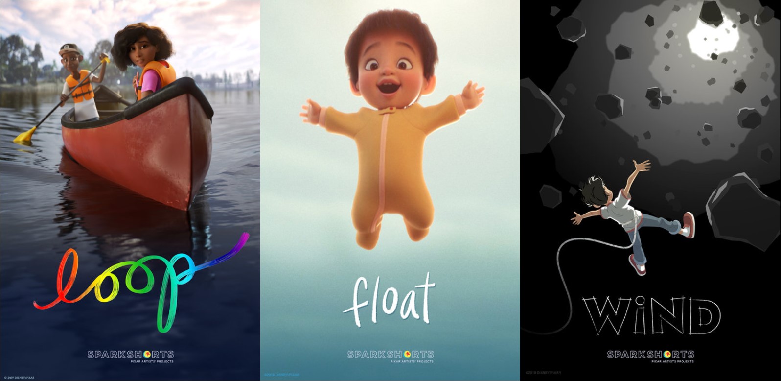 Pixar SparkShorts Float Loop Wind Poster