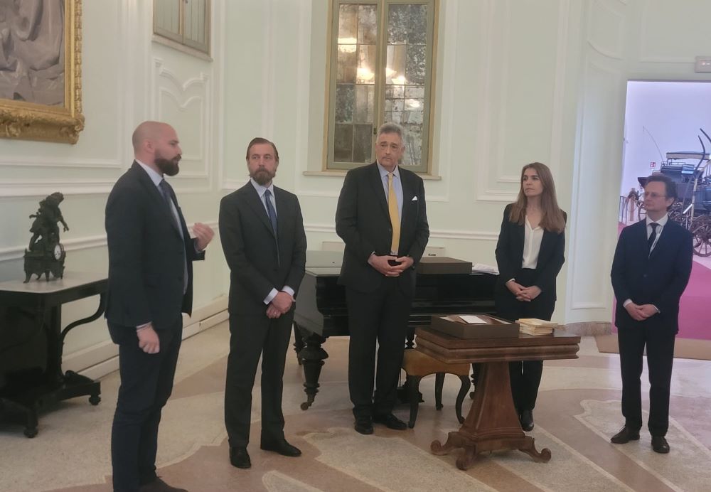 Castello La Mandria donazione servizio da te carteggio erminia piano 2